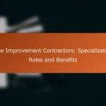 Home Improvement Contractors: Specializations, Roles and Benefits