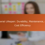 Material Lifespan: Durability, Maintenance, and Cost Efficiency